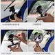 Copa de succión Tipo de automóvil Retalla interior Retraso espejo grande Campo de vista Grande convexo espejo de triciclo eléctrico Reflector circular Mirror auxiliar de 11 cm/grande [Tipo de taza de succión]