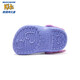 SKECHERS斯凯奇商场同款2024夏季新款洞洞鞋舒适防滑女小童凉鞋308360N 薰衣草色/粉红色/LVPK 26
