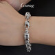GsunG platinum men's faucet bracelet new domineering keel chain PT950 men's faucet bracelet platinum PT950 priced by the gram