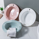 Nierxin postpartum woman's butt wash basin, bidet for women, squatting-free toilet, bidet for the elderly, pregnant women, bathing and rinsing buttocks, light blue