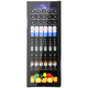 Chigo 118258L ice bar small refrigerator small home living room office tea preservation refrigerated beverage wine cabinet 258 liters fully refrigerated + air cooling + LED light + double-layer tempered glass