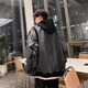7 excellent products casual quilted warm jacket men's autumn and winter handsome hunting jacket fake two-piece outdoor hooded baseball uniform top GWHG-MY31 black and gray quilted XL 170-175cm 155-180Jin Jin equals 0.5 kg