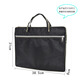 
EJULI Bodon 9902 portable diamond pattern widened file bag conference training storage information bag customizable LOGO 9901 black
