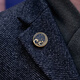 Kaflink new product brooch Galaxy Imagination badge collar button collar corner button men's suit suit metal badge chest buckle K040 gold brooch-Galaxy Imagination 1