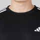 
Adidas men's sports suit 25 summer new comfortable and breathable three-stripe short-sleeved T-shirt, five-point pants, shorts, two-piece set IB8150+IC1484 L/180
