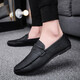 
Changxiang Huili Driving Bean Dog Shoes 2024 New Men's Spring and Autumn and Summer Breathable Lazy Leather Shoes Men's British Casual Black (D826) 39