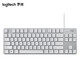 罗技（Logitech） K835有线机械键盘 商务办公键盘 电脑笔记本键盘 84键布局 白色青轴 黑色红轴 99成新