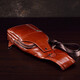 Vinnie bag genuine leather men's bag cowhide chest bag sports bag retro shoulder bag men's bag casual crossbody bag light brown