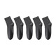 Jean-Vis pure cotton mid-tube socks new business style mid-tube socks trend [5 pairs] YM Dark Gray 5-6187 F