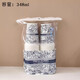 
Raft core flower large thickened paper cup resistant to high temperature, no leakage, no odor, coffee cup, tea cup disposable cup, large size 348ml 6636 50 pieces