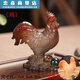 Twelve Zodiac Tea Pets Change Color 12 Zodiac Zodiac Signs Little Rooster Tea Pet Tea Play Ornaments Tea Tray Tea Table Tea Table Skill Rabbit Turns Topaz Color
