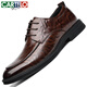 Cartelo British Hand-Hand Head Saper Whide Hombres Menores Hombres de cuero para hombres Choices de cuero para hombres Color 9735 Brown 43