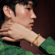 Liufu Jewelry Fuman Heirloom Holdea de oro amigable para la familia y pulsera de oro de color oro Pulsero de oro PULCELADO MENOS F63TBGB0122 42.62 gramos (incluido el costo laboral de 3,878 yuan)