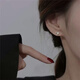 Nilan platinum earrings PT950 female platinum star earrings Korean style fashion earrings earrings for girlfriend, a pair of star earrings