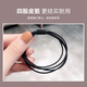 UPLUS rubber band headband four strands high elastic hair band hair band rubber band hair rubber band black 20 pcs