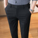 
Ding Gude summer thin trousers for men's business casual professional suit suit pants slim nine-point straight stretch trousers 723 nine-point pants medium gray 32 (2 feet 4) Recommended 129-139Jin [Jin equals 0.5 kg]