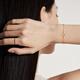 Chow Tai Fook Fook Crop Crop Plain Ring Women (frais de travail de 160) n ° 10, environ 1,3 g EOF1296