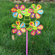 Buntes Windmühlen Kindergartenpark Event Dekoration Plastik Windmühle Kinderspielzeug landschaftlicher Gebiet Windmühle Bunte Windmühle