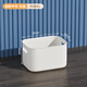 Baishengniu sundries storage box home wardrobe clothes storage box toy snack storage box plastic storage basket storage box high style medium size without cover