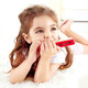 HAPE Children's Harmonica Wooden 10 échelles Blues Harmonica Échelles totales et échelles pour hommes et femmes cadeaux enfants pour enfants Blues Harmonica (rouge) 3-12 ans