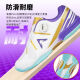 Loki Thor Arthur Tischtennis Schuhe für Männer und Frauen professionelle Wettbewerbsausbildung Sportschuhe atmungsaktiv, gleitsam, weastresistent und schockabsorbierend Arthur TSW5008-White Purple 41 -255mm