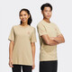 Adidas Neo Herren- und Frauen Sommerpaare neue Produktpaare, die gelegentlich atmungsaktive und bequeme runde Nacken-T-Shirt HC9742 Brown/Same Style m