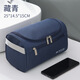 Yinuo toiletry bag for men when going out large-capacity portable waterproof cosmetic bag simple business trip women's cosmetic storage bag classic Oxford cloth style navy blue