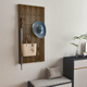 
Pupan piano key hanger wall porch coat rack creative solid wood North American black walnut beech storage rack North American black walnut vertical board 16855