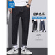 Jeans Herren neuer Frühlings- und Herbst -Elastizität Slim Straight Herrenhose koreanischer Stil Trendy und vielseitige Freizeithose für Männer 6621 Blau + Blau plus Samt 28 Taillenumfang zwei Fuß eins eins