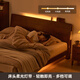 原始原素实木床橡木北欧简约主卧室大双人床1.8x2米低体床+床垫20cm-L701G