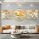 
Living room decoration paintings hanging paintings sofa background wall decoration paintings triptych paintings modern simple atmosphere combination hanging paintings JD15833 blessings and wealth 90*70/90*90/90*70