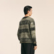 Sketch Neil Barrett co-branded Sketch Men's 2024 Winter New Casual Loose Sweater Striped Top 313 Army Green S
