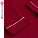 Fenten couple pajamas for women summer pure cotton short-sleeved red newlywed men's cotton animal year plus size home clothes maroon (male) M98032591 XL recommended female 124-142, male 146-165 Jin Jin equals 0.5 kg