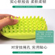 Dudu pet dog bath brush, rub bath and bath tool, Teddy Cokin hair special pet cleaning supplies, dog washing brush, fresh green + mango yellow, 1 each