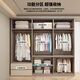 Zhilei ENF level wardrobe bedroom household light luxury flat door wardrobe storage cabinet household multi-door storage large wardrobe four doors 1.6 meters wardrobe