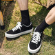 ziyuanju black canvas men's shoes summer 2025 new trendy versatile summer casual board shoes men's cloth shoes sports trendy shoes black 42 (260mm)