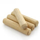 An Junsheng round wood tenon twill wood plug wooden rod wooden plug wooden pin wooden dowel wooden nail wooden wedge wooden Xiao furniture connector solid wood 10*100 20 pieces