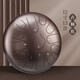Huashu Drum Ethereal 15 Tono 14 pulgadas Estilo de acero de carbono C Ajuste D Ajuste de Ruyin Style Lengua de acero Druming Instrumento para principiantes Instrumento Olvidarse de la palabra Ruyin de acero de carbono D Ajuste 15 Tono 14 Ink Negro + Conjunto completo de accesorios