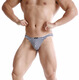 
Men's underwear for men's cotton sexy low waist striped single thong T-pants for men's classmate hot small triangle fitness 0 red 1 strip XL