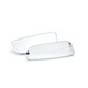 FGHGF Car petit rétroviseur rond Inversion Miroir Haute définition Miroir à bouée aveugle réglable High-définition Verre Verre de ventilateur grand angle grand angle Auxiliaire Miroir de vue 070 Small Round Mirror en forme de ventilateur (ajustement)