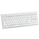 Rapoo K87 customized gaming mechanical keyboard, two-color injection molded keycaps, 87-key layout, five-key hot-swap design, full keys without conflict, K87 white [red axis]