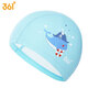 361 Children's Swimming PU Cap Sports Men's and Women's Fashionable Cute Cartoon Waterproof Comfortable Headless Swimming Cap Blue