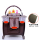 MEXUEER customized crib storage bag hanging bag bed head diaper bag bed side storage bag storage rack large capacity washable coffee (single layer model)