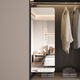 
Xingmang furniture private dressing mirror wardrobe full-length mirror hidden push-pull folding mirror for household built-in rotating contact telescopic fitting mirror deep space black [for door special] can be flipped 90 degrees [35*90cm] high-definition explosion-proof full screen