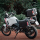 Lobo-Radieschen Motorrad ROM2 FALTING HINGERVIEWSPEIRSEL MODIFIED ALUMINUM-Legierung Anti-Falling-Rückwärtsspiegel großer Spiegel Schwarzes Falten Rückspiegel 683 Zubehörtasche