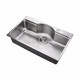 
Submarine (Submarine) RGCP-7848 Japanese-style countertop basin sink single tank large capacity deepening stainless steel sink large single tank