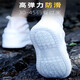鞋套雨鞋套男女夏季加厚底雨靴套脚套硅胶纤雅洁（QianYaJie） 【双层加厚底】粉色-中筒 XL