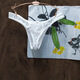 Long Night Adult Men's Erotic Underwear Abnormal Lace Transparent Thong Thin Sexy Interesting White L