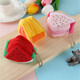 Creative Mini Cute 3-Corner Three-dimensional Plush Fruit Coin Purse Girls Student Key Coin Purse Watermelon