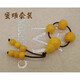 Dingfei Beeswax Amber Loose Beads Set Xingyue Bodhi Diamond Buddha Beads Accessories Round Bead Bracelet Three-way Buddha Head Medium Size Suitable for 10-11mm Beads